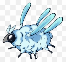 Snow Fly Artwork Had Been Digitalized - Cartoon Emoji