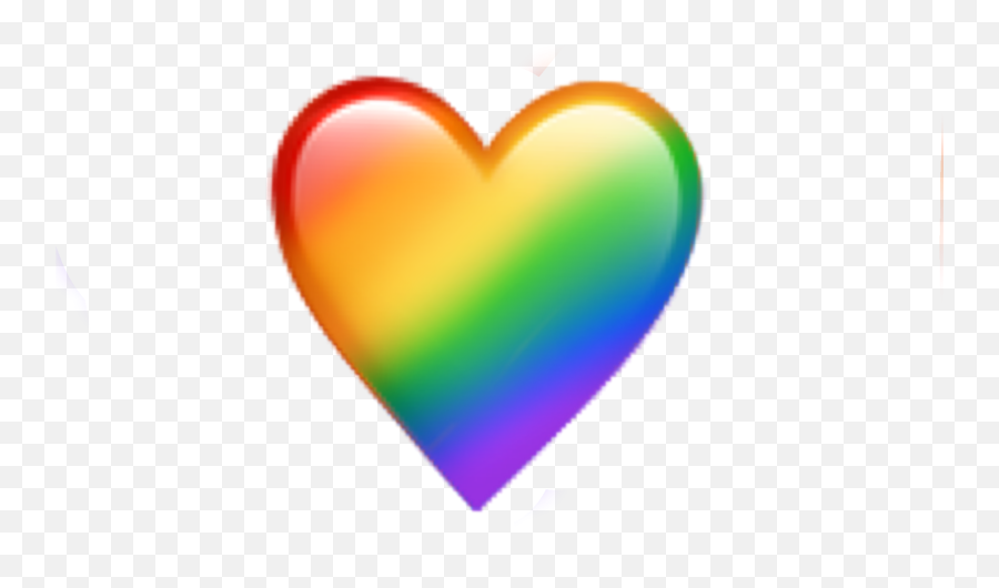 Rainbowheart Beautiful Emoji Cute Love - Heart,Cute Love Emoji Texts