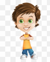 Boy Rolling Eyes Hd Png Download - Animated Character Emoji