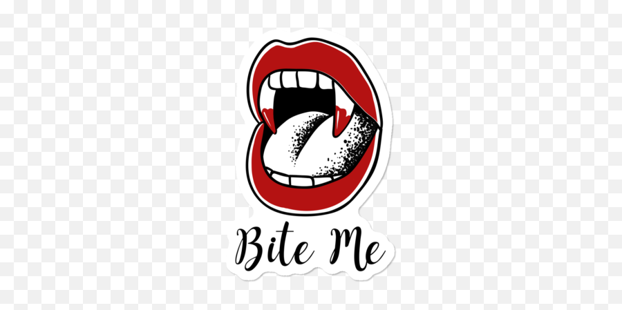 Best Vampire Stickers - Language Emoji,Bite Me Emoji