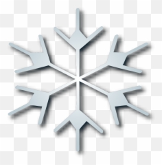 Snow Flake Icon SVG Vector Clip art - Geometric Emoji