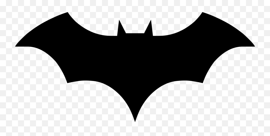 Batman Symbol Silhouette At Getdrawings - Batman Dead End Bat Symbol Emoji,Bat Emoticon