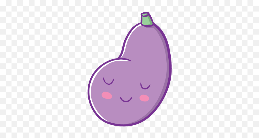 Eggplant Stickers - Clip Art Emoji,Turnip Emoji