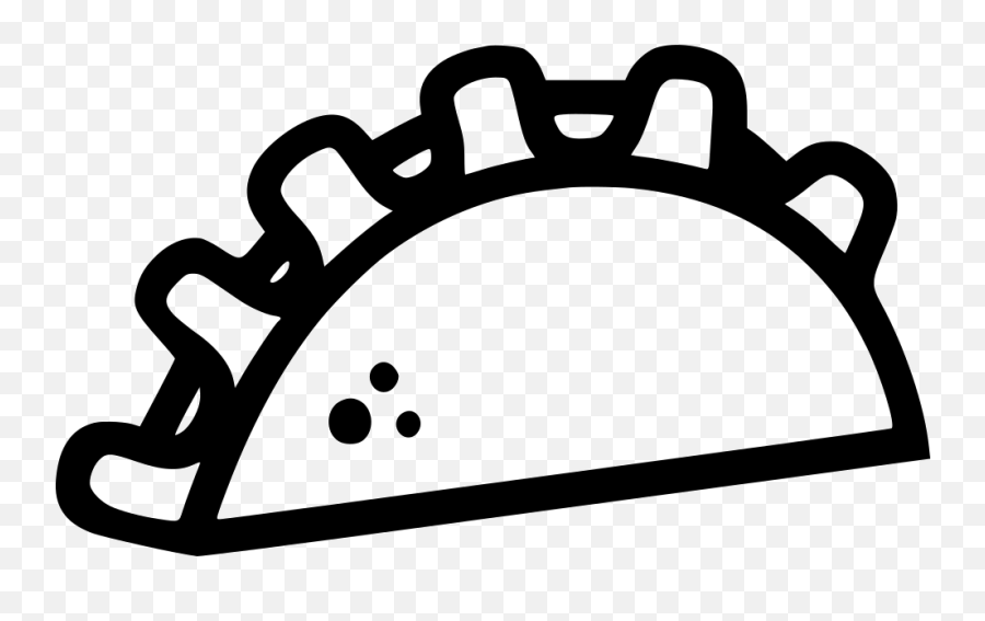 Tacos Clipart Svg Tacos Svg Transparent Free For Download - Black Transparent Png Black Taco Png Emoji,Taco Bell Emoji