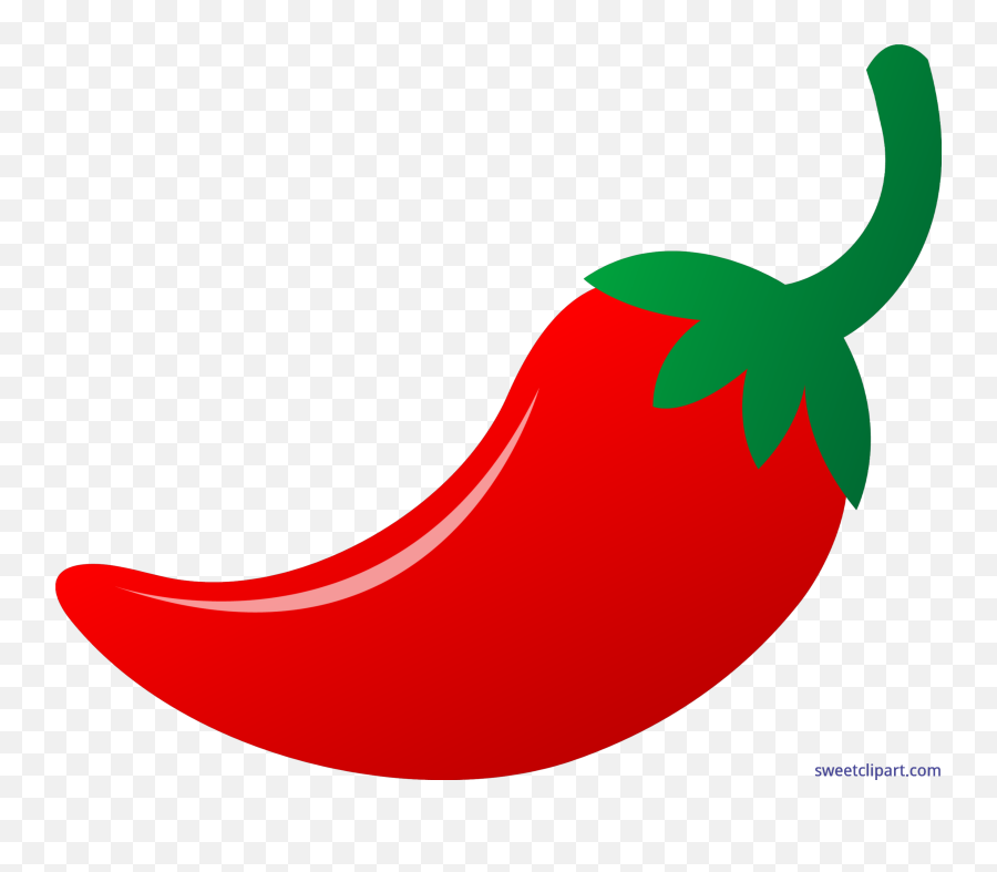Red Chili Pepper Clip Art Sweet Png - Clipart Chili Pepper Emoji,Pepper Emoji