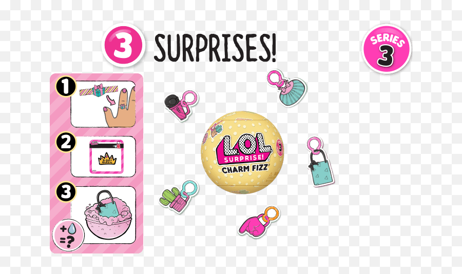 Lol Series 3 Confetti Pop - Sticker Lol Surprise Pets Emoji,Confetti Ball Emoji