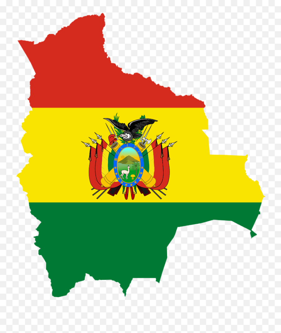 Bolivia Flag Map - Bolivia Flag Vector Emoji,Bolivian Flag Emoji