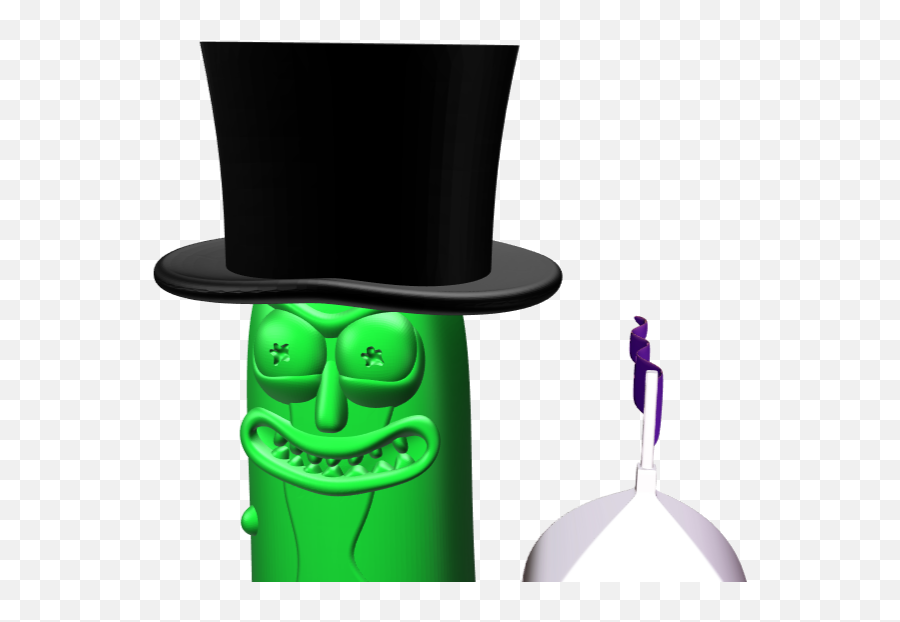 Pickle Clipart - Cartoon Emoji,Purple Pickle Emoji