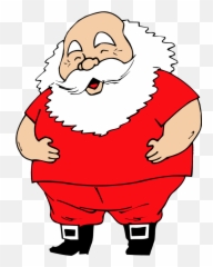 Free Cartoon Pictures Of Santa Claus - Santa Without Hat Clipart Emoji,Santa Claus Emoticons