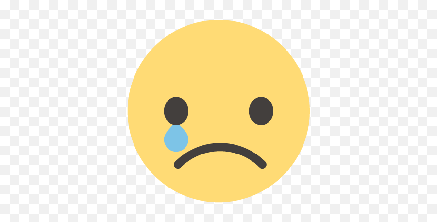 Cry Icon - Circle Emoji,Cry Emoticon