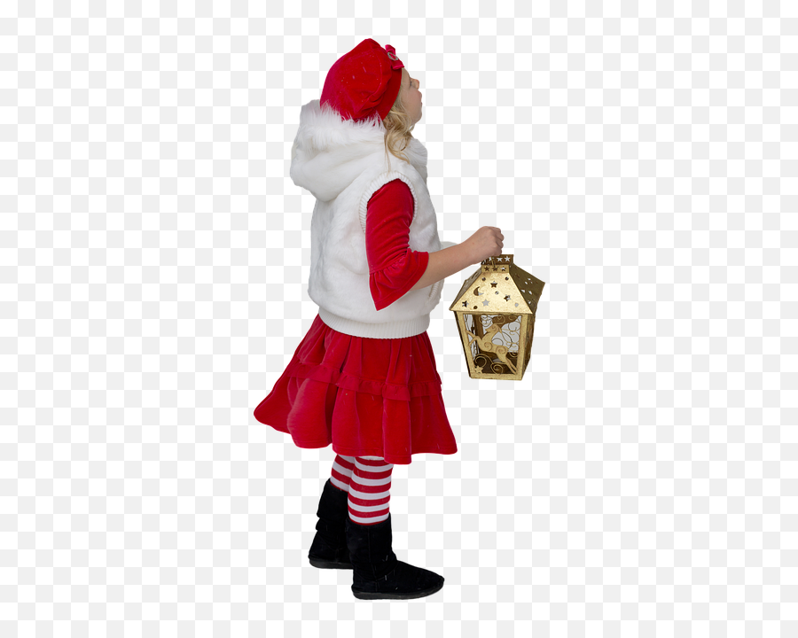 Christmas Child Girl Little - Little Girl Christmas Png Emoji,Walking Girl Emoji