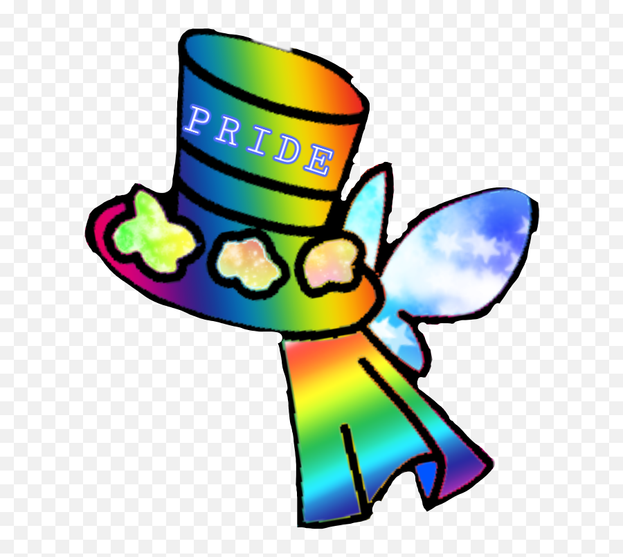 Gacha Hat Clothes Pride Lgbtq Gay - Rainbow Gacha Life Edits Emoji,Lesbian Emoji App