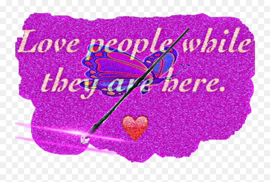 Magic Wand Lensflare Purple Pink Blue Red Butterfly Hea - Heart Emoji,Magic Wand Emoji