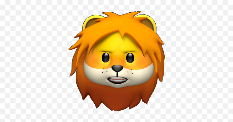 Animojiemojilion Freetoedit - Lion Emoji Iphone,Mega Emoji