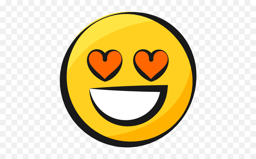 Smiley Jaune Emoji Yellow Sourire Smile - Emojis Animés Gif Png,Animated Love Emoticon