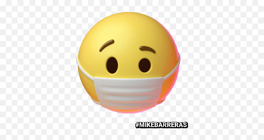 Wink Face Mask Gif - Wink Facemask Mikebarreras Discover U0026 Share Gifs Happy Emoji,Wink Face Emoji