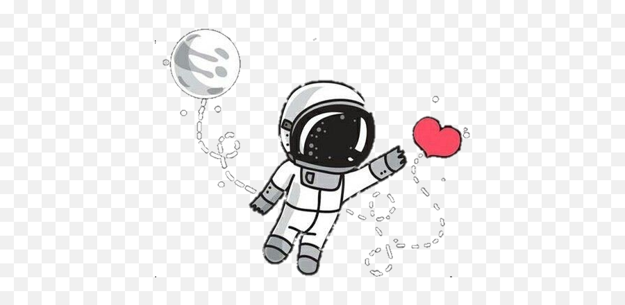 Astronauta Galaxy Astronaut Space Sticker By Krn - Cute Astronaut Svg Emoji,Astronaut Emoji