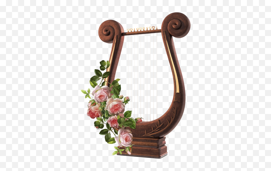 Ftesharpflowers Sticker By Skye - English Elegance Roses In A Silver Vase Emoji,Harp Emoji