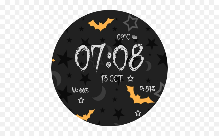 Download Watch Face - Halloween Spooky Free For Android New Year Emoji,Free Halloween Emojis