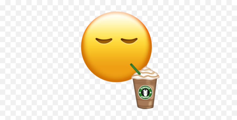 Emoji Starbucks Iphoneemoji Freetoedit - Smiley,Emoji Starbucks