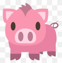 Emojione 1f416 - Pig Emoji For Discord,Pensive Emoji Discord