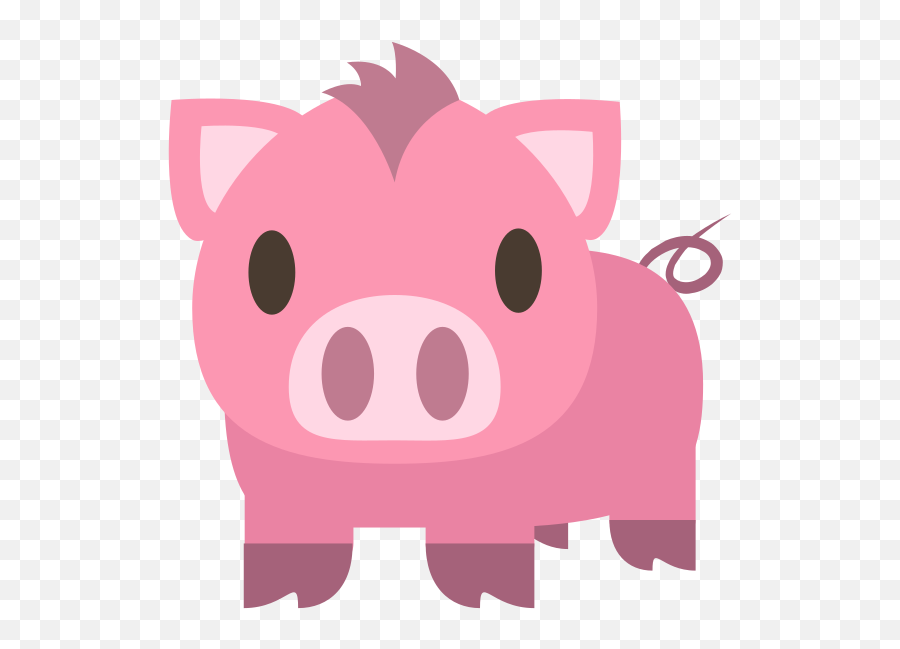 Emojione 1f416 - Pig Emoji For Discord,Pensive Emoji Discord