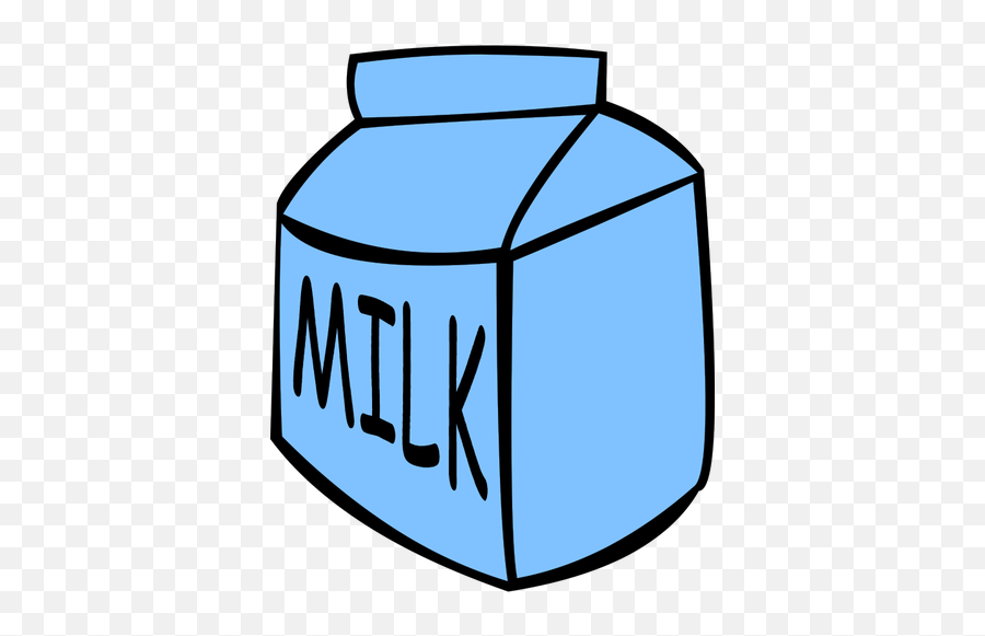Milk Box Container Vector - Milk Clip Art Emoji,Emoji Lunch Box