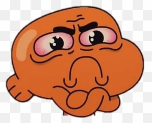 Freetoedit Cute Angry Cry Crybaby - Darwin Watterson Sad Faces Emoji,Angry Cry Emoji