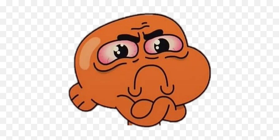 Freetoedit Cute Angry Cry Crybaby - Darwin Watterson Sad Faces Emoji,Angry Cry Emoji