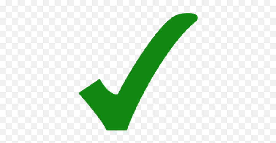 White Check In Green Circle Transparent Png - Green Check Emoji,Check Mark Emoji