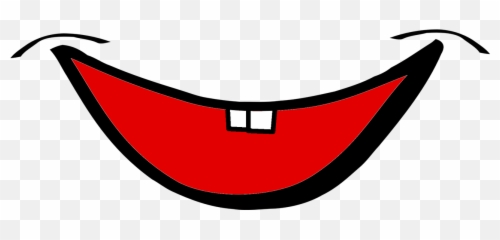 Smile Mouth Teeth Happy Face - Cute Clipart Emoji