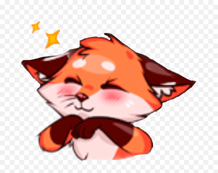 Remix Remixit Fox Red Emojis Kawaii,Fox Emojis