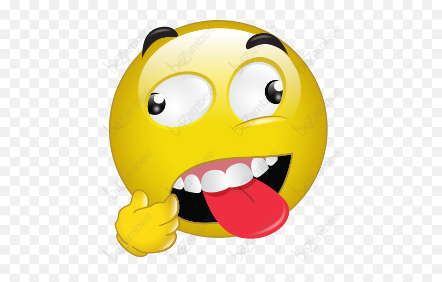 Smiley Face Background Clipart - Silly Smilie Transparent Background Emoji,Crazy Emoji