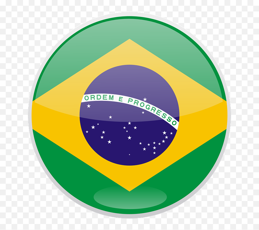 Free Brazil Mardi Gras Vectors - Brazil Round Flag Png Emoji,Nut Button Emoji