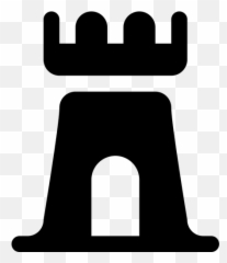 Castle Siluett Bild - Castle Clipart Black And White Icon Emoji,Fox Emoji