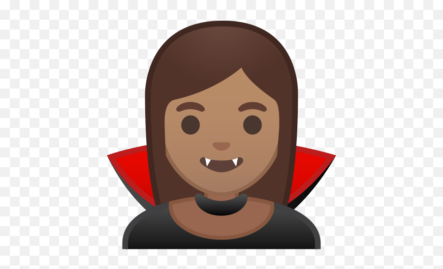 Woman Vampire Emoji With Medium Skin - Vampira Png,Vampire Emoji Text