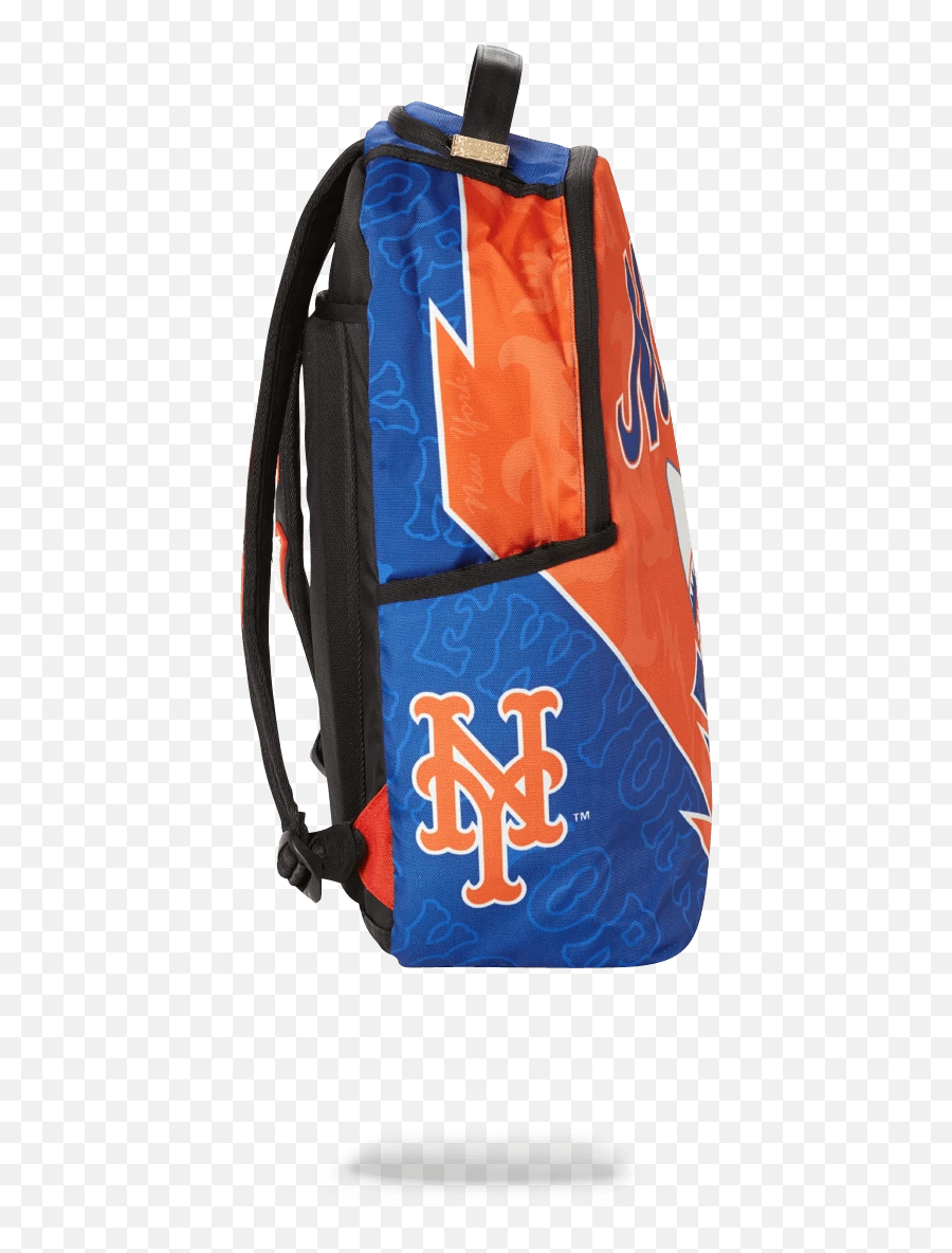 Sprayground Backpack Mlb New York Mets - Logos And Uniforms Of The New York Mets Emoji,Blue Emoji Backpack