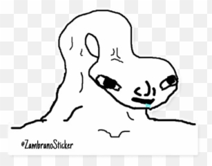 Wojak Stickers For Whatsapp - Brainlet Extreme Emoji