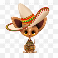 Mexican Clipart Chihuahua Mexican - Mexican Chihuahua Clipart Emoji,Sombrero Hat Emoji