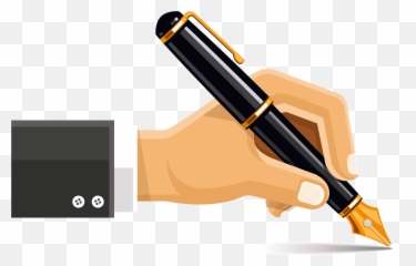 Writing Pencil Clipart Transparent Background - Fountain Pen Clipart Png Emoji,Pen Emoji