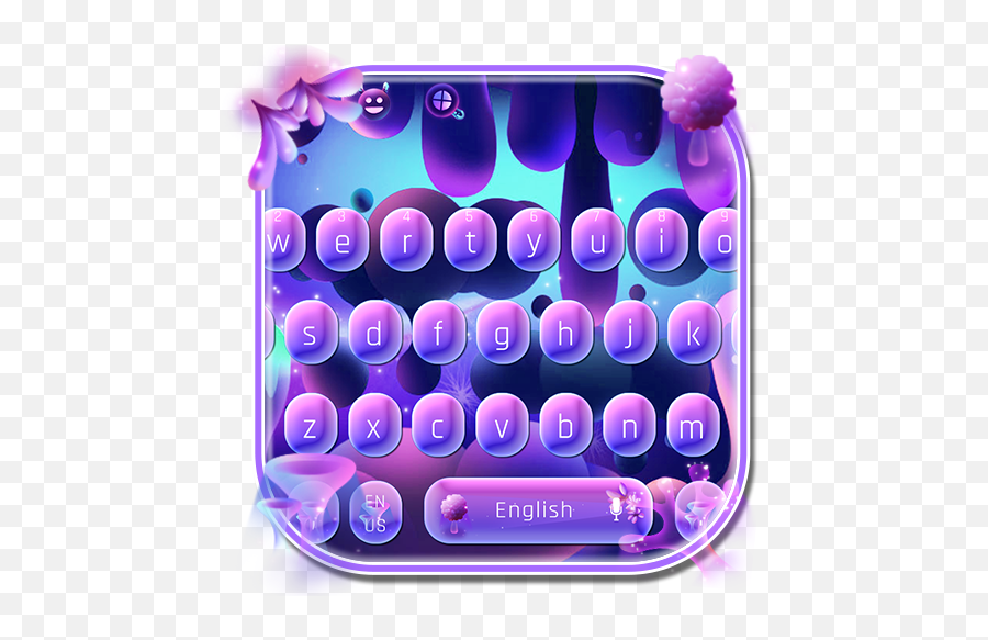 Magic Mulberry Space Keyboard Theme - Clip Art Emoji,Space Emojis