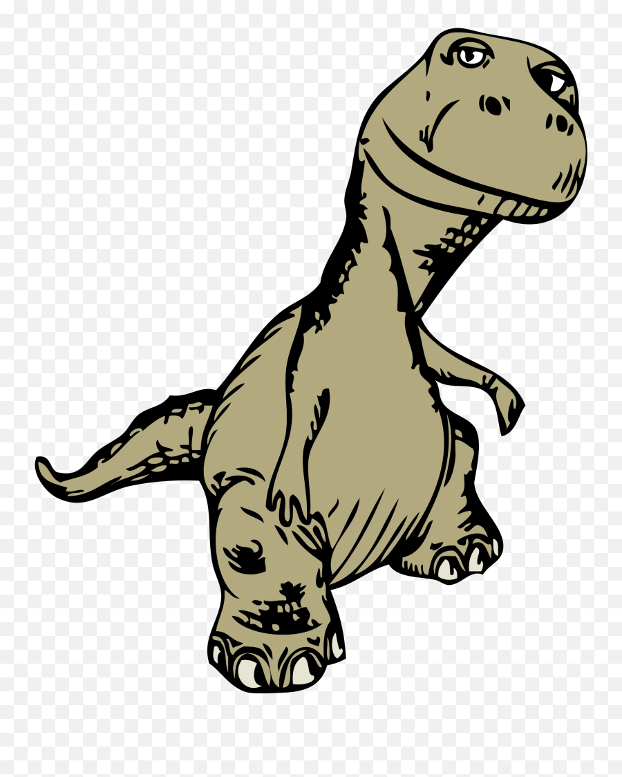 Green Clipart T Rex Green T Rex Transparent Free For - Dinosaur Front View Clipart Emoji,Dinosaur Emoji