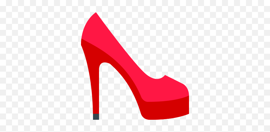 Shoe Icon - Basic Pump Emoji,High Heel Emoji