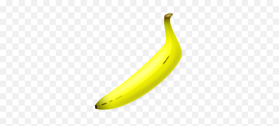 Vector Clip Art Of Straight Shaped Banana - Pisang Background Hitam Emoji,Dominican Republic Flag Emoji