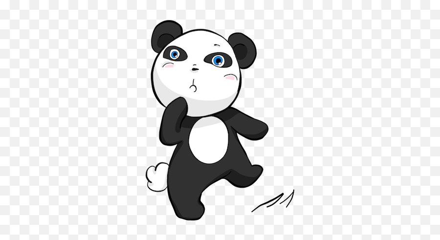 Panda Pal By Paragon Faire Inc - Cartoon Emoji,Kneeling Emoji