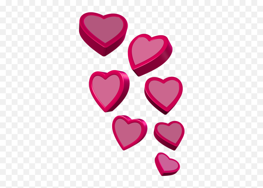 Pink Hearts Png Clipart Picture - Corazones Gallery Yopriceville Emoji,Herat Emoji