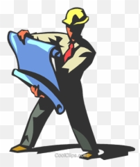 Construction Worker Clipart Transparent - Blueprints Art Emoji