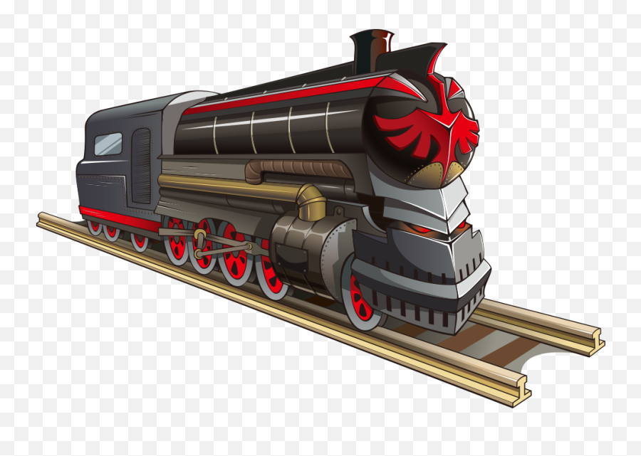Train Rail Transport Steam Locomotive - Steam Locomotive Png Emoji,Train Emoticon