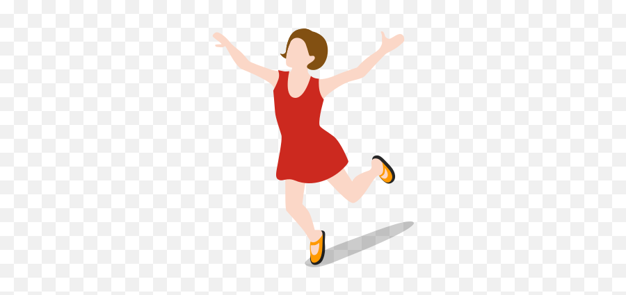 Woman Kid Girl Dancing Dance Free Icon Of City Basic - Imagenes De Bailar Png Emoji,Emoticons Dancing