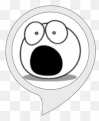 Amazoncom Drama Alexa Skills - Cartoon Shocked Face Png Emoji
